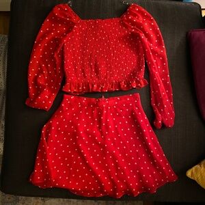 Art class Holiday two piece kids dress